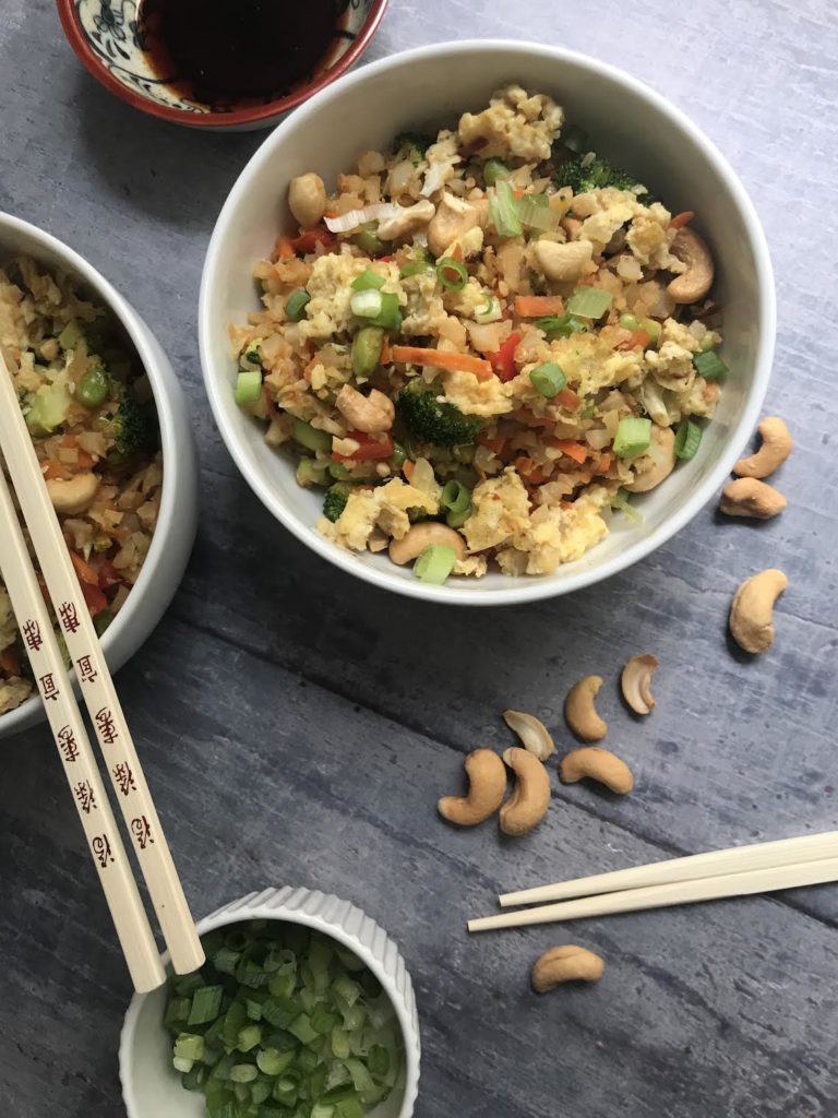 Riced Cauliflower | Paleo | Cauliflower Recipe | Cauliflower Fried Rice