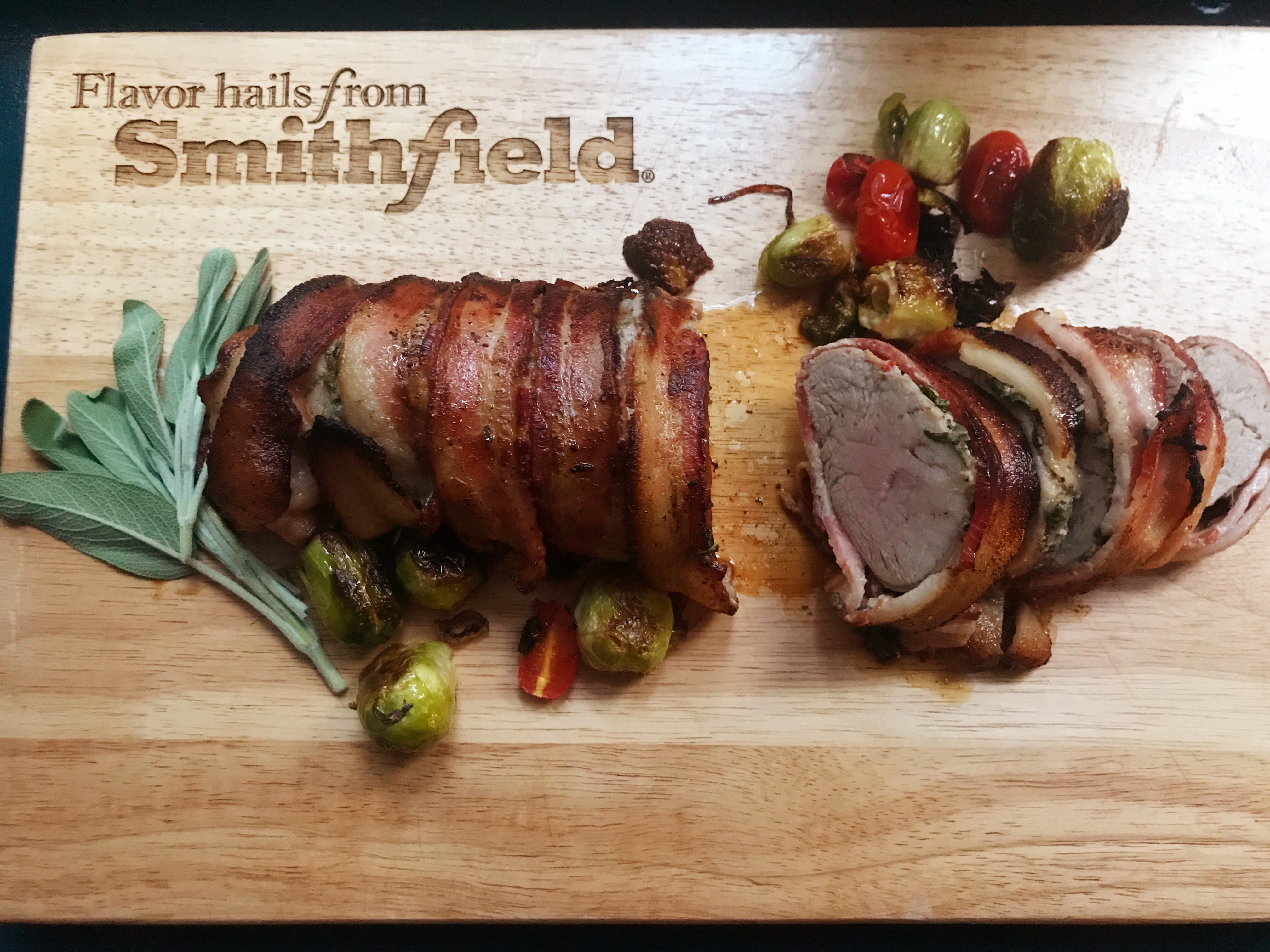 bacon wrapped pork tenderloin