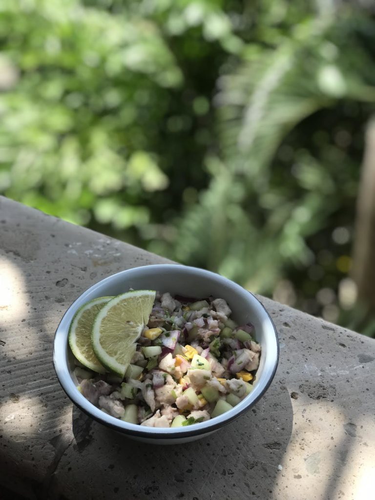 Peruvian ceviche