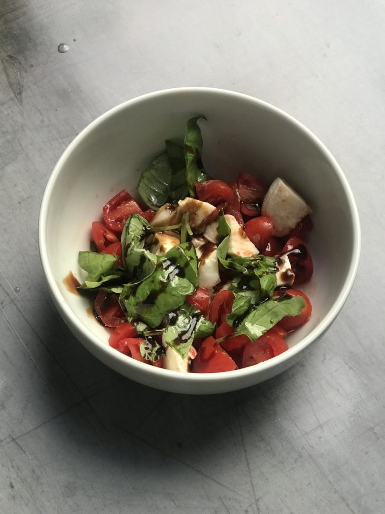 single bowl caprese