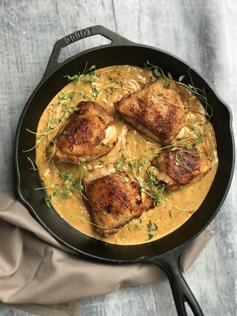 Chicken Skillet Overhead