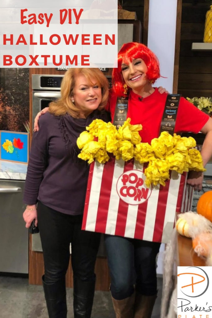 How to Make a Popcorn Box Costume - Easy DIY Halloween