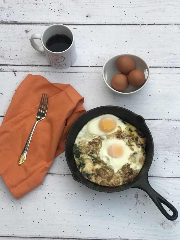 overhead breakfast view