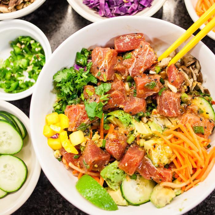 Ahi Tuna Poke Bowl