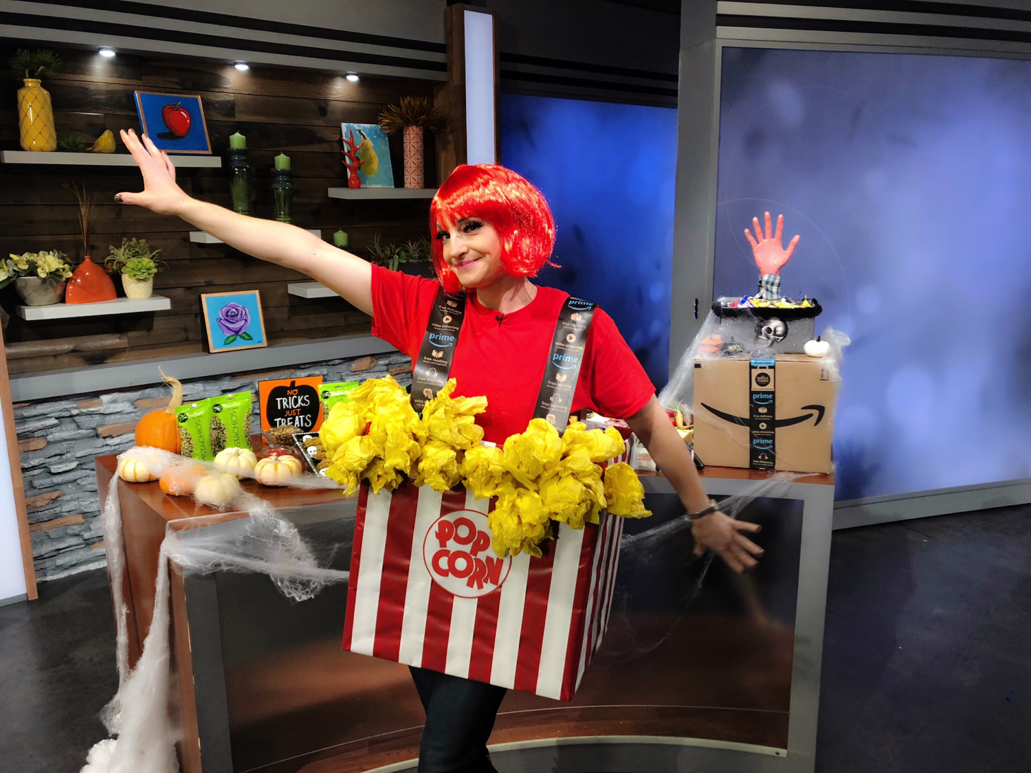 How to Make a Popcorn Box Costume - Easy DIY Halloween