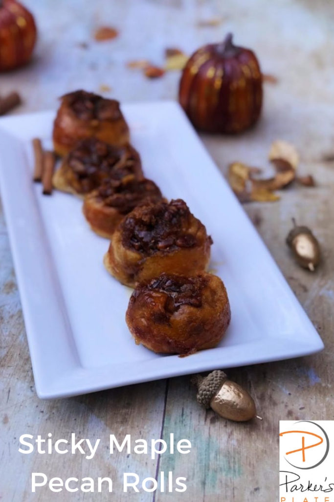 Sticky Maple Pecan Rolls