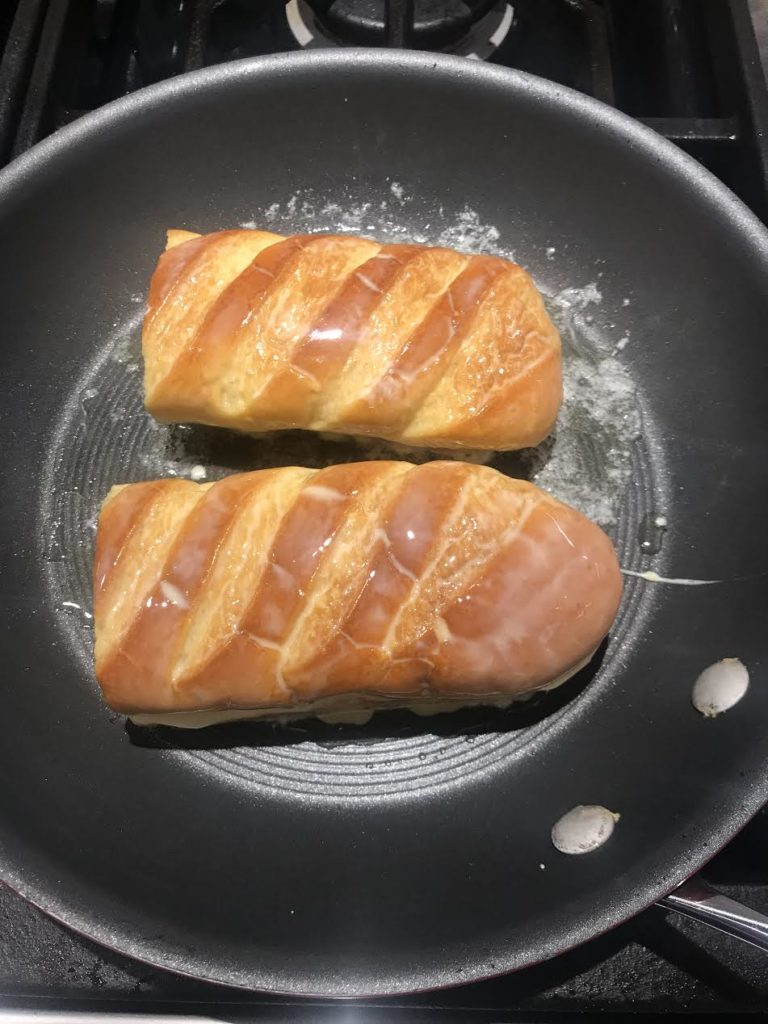 frying up lemon curd