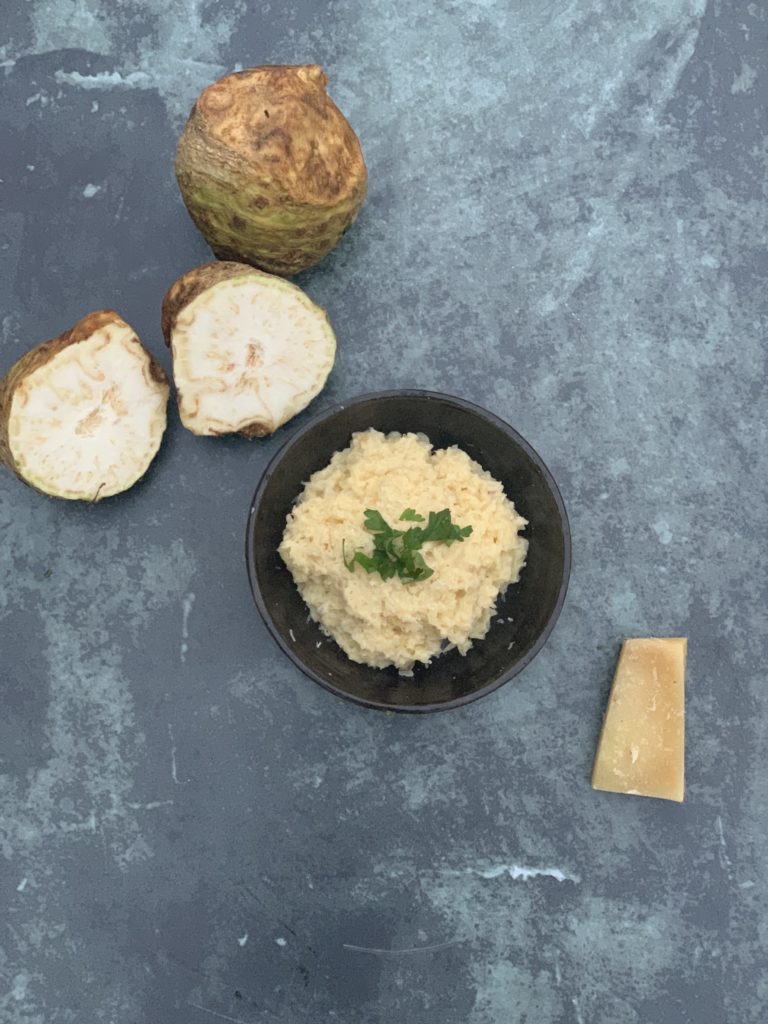 overhead celery root