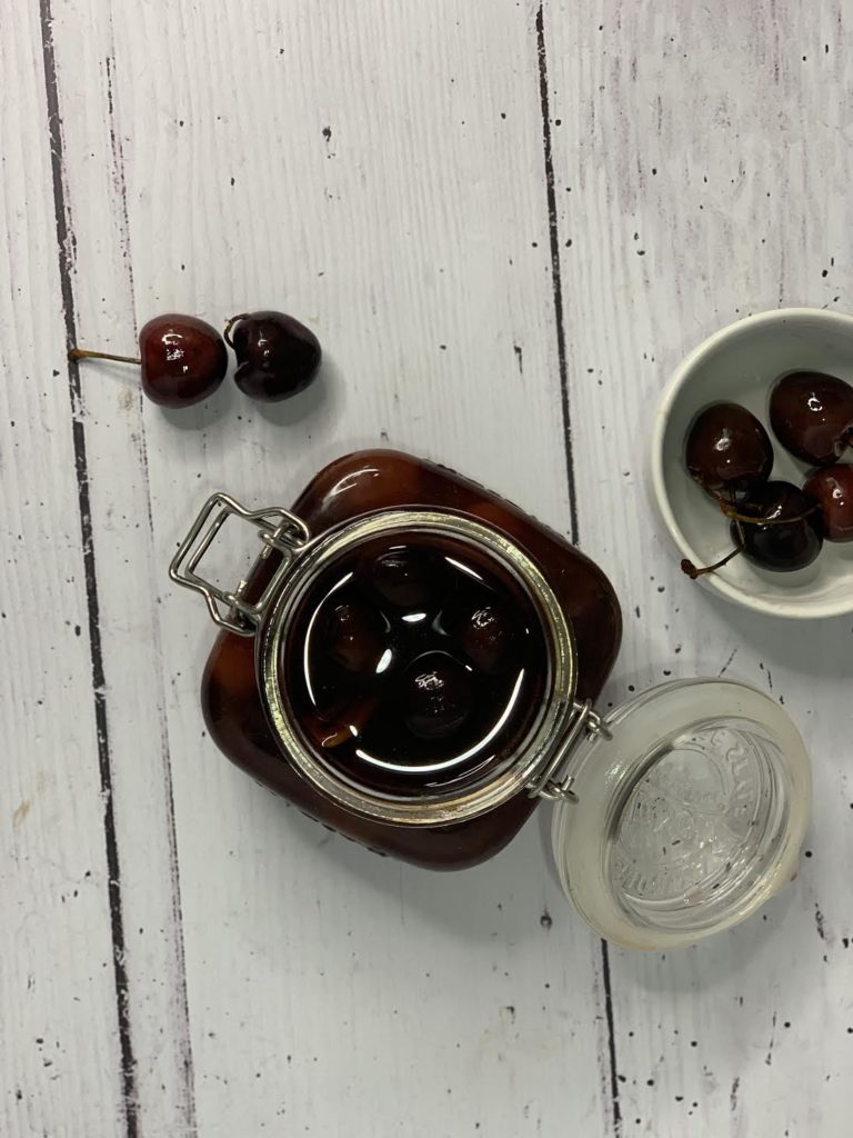 bourbon and maple cherries