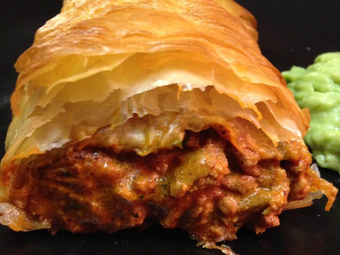 Chipotle Turkey Roll with Guaco-Cream