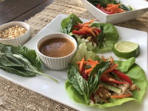 Thai Chicken Wraps