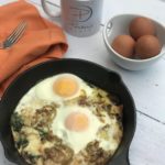 close up skillet