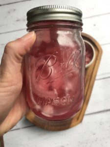 onions in mason jar