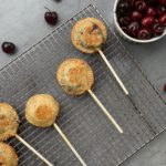 Rack of cherries and pie pops
