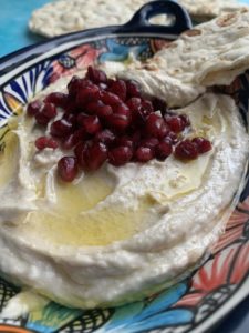 White Bean Hummus close up