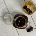 Maple Bourbon Cherry Skewer